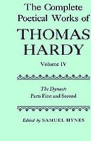 Tapa de The Complete Poetical Works of Thomas Hardy: Volume IV