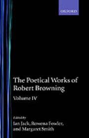 Tapa de Poetical Works of Robert Browning Vol. IV, Bks. VII-VIII