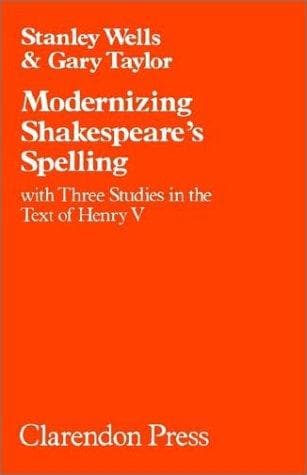Tapa de Modernizing Shakespeare's Spelling