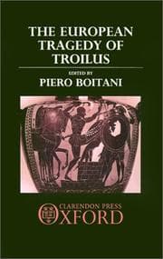 Tapa de The European tragedy of Troilus