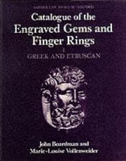 Tapa de Catalogue of Greek & Etruscan Engraved Gem. (Catalogue of the Engraved Gems & Finger Rings in the Ashmole)