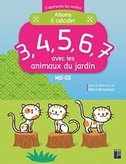 Tapa de Albums à calculer avec les animaux du jardin - MS-GS