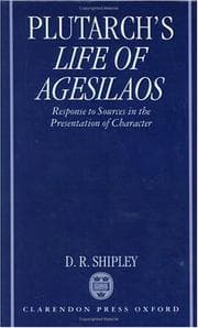 Tapa de A Commentary on Plutarch's Life of Agesilaos