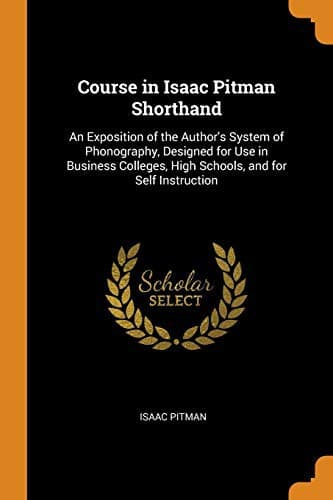 Tapa de Course in Isaac Pitman Shorthand