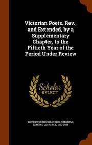Tapa de Victorian Poets. Rev., and Extended, by a Supplementary Chapter, to the Fiftieth Year of the Period Under Review