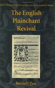 Tapa de The English plainchant revival