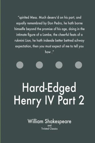 Tapa de Hard-Edged Henry IV Part 2