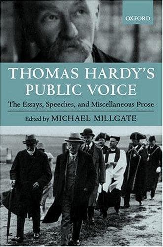 Tapa de Thomas Hardy's public voice