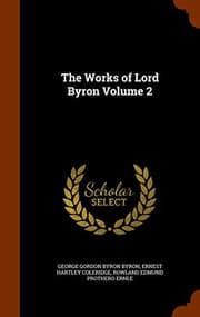 Tapa de The Works of Lord Byron Volume 2
