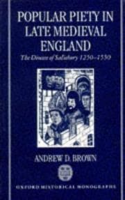 Tapa de Popular piety in late medieval England