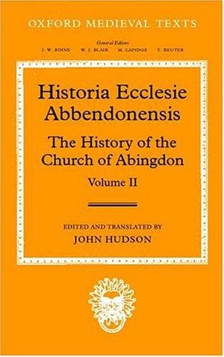 Tapa de Historia Ecclesie Abbendonensis