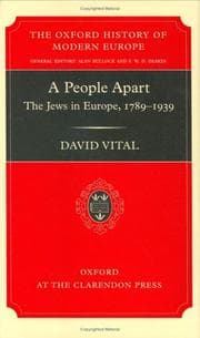 Tapa de A People Apart (Oxford History of Modern Europe)