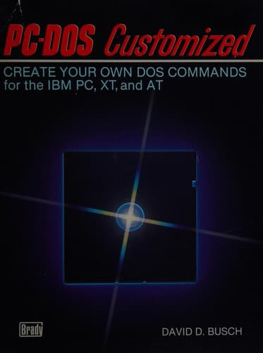 Tapa de PC-DOS customized