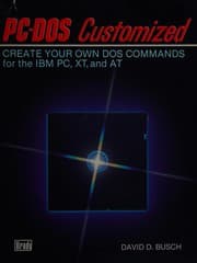 Tapa de PC-DOS customized