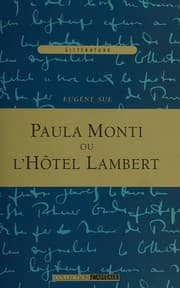 Tapa de Paula Monti ou l'hôtel Lambert