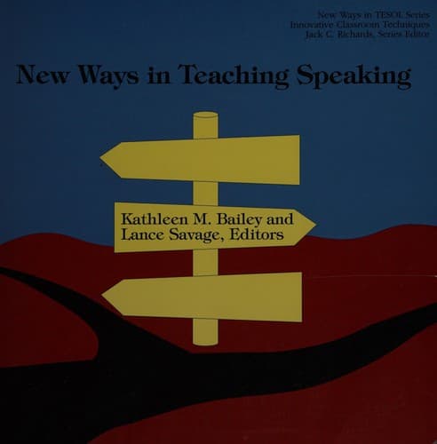Tapa de New ways in teaching speaking