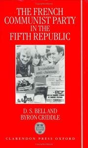Tapa de The French Communist Party in the Fifth Republic