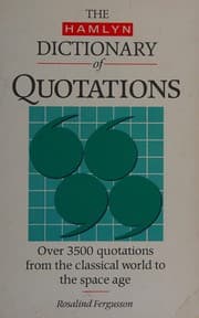 Tapa de The Hamlyn dictionary of quotations