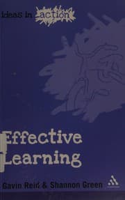 Tapa de Effective learning