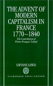 Tapa de The advent of modern capitalism in France, 1770-1840