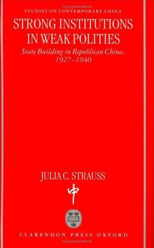 Tapa de Strong institutions in weak polities