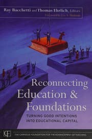 Tapa de Reconnecting education and foundations