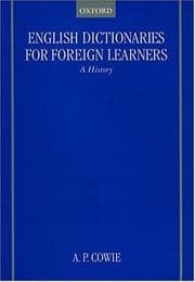 Tapa de English Dictionaries for Foreign Learners