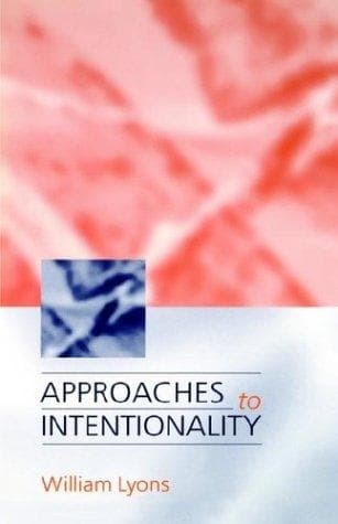 Tapa de Approaches to intentionality