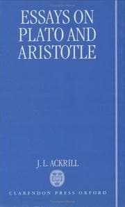 Tapa de Essays on Plato and Aristotle