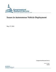 Tapa de Issues in Autonomous Vehicle Deployment