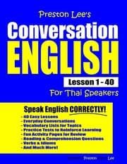 Tapa de Preston Lee's Conversation English For Thai Speakers Lesson 1 - 40