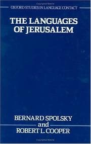 Tapa de The languages of Jerusalem