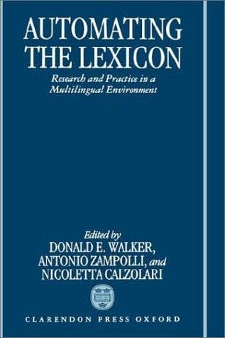 Tapa de Automating the Lexicon