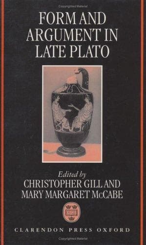 Tapa de Form and argument in late Plato