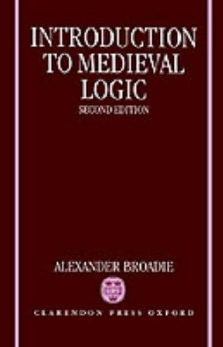 Tapa de Introduction to medieval logic