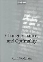 Tapa de Change, chance, and optimality
