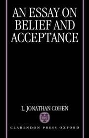Tapa de An Essay on Belief and Acceptance
