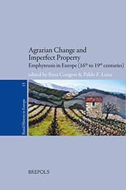 Tapa de Agrarian Change and Imperfect Property