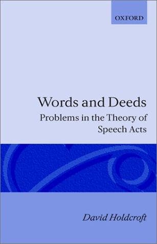 Tapa de Words and deeds