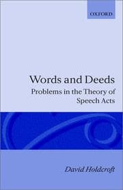Tapa de Words and deeds