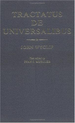 Tapa de De Universalibus: Volume 1