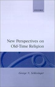 Tapa de New perspectives on old-time religion