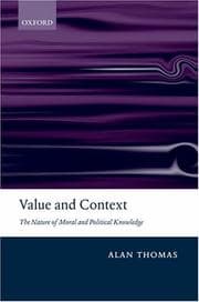 Tapa de Value and Context