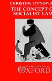 Tapa de The concept of socialistlaw