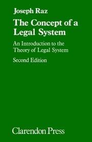 Tapa de The concept of a legal system