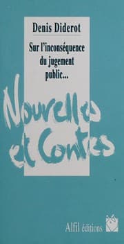 Tapa de Sur l'inconséquence du jugement public de nos actions particulières