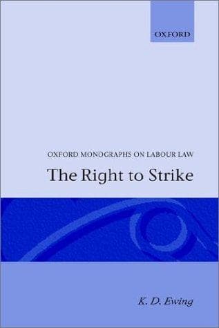 Tapa de The right to strike