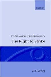Tapa de The right to strike