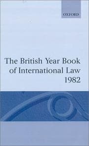 Tapa de The British year book of international law