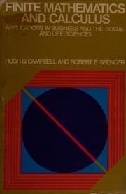 Tapa de Finite mathematics and calculus